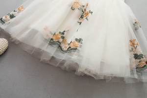 Vestidos de Verano 2021 para Niñas, sin Mangas, Bordados, de Malla y Gasa - Product Image 6