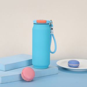 Logo 500Ml 17Oz Stainless Steel Vacuum Insulated Shatter-Resistant Pull-Tab <b>Thermos</b> Cola Can Cup Water Bottle Tumbler With Rope - Product Image 4