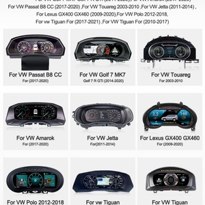 Navihua <b>Car</b> Upgrade LCD Dashboard Auto <b>Speedometer</b> <b>for</b> VW Tiguan 2010-2017 Digital Cluster Linux System Instrument Carplay - Product Image 5