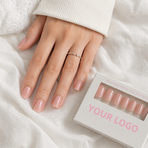 <span class=keywords><strong>Uñas</strong></span> Postizas <span class=keywords><strong>de</strong></span> Gel Suave, <span class=keywords><strong>Color</strong></span> <span class=keywords><strong>Rosa</strong></span> Nude Brillante, Cortas <span class=keywords><strong>y</strong></span> Redondas, Anti-Amarilleamiento, con Protección UV, Reutilizables - Product Image 2