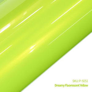 Prelatek Dreamy Fluorescent Yellow TPU Wrap présente des caractéristiques de couleur vive et élégante, accrocheur et très attrayant visuellement. - Product Image 1
