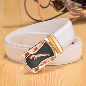 Ceinture en cuir PU de haute qualité pour hommes avec boucle automatique en alliage, motifs animaliers, largeur 5 cm, longueur 120 cm, usage professionnel - Product Image 1