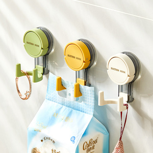 Dual-head Reusable Removable Waterproof Shower Clothes Suction Cup <strong>Hook</strong> Bathroom <strong>Kitchen</strong> Wall Mount Vacuum <strong>Hooks</strong> - Product Image 3