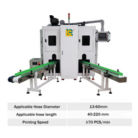Máquina Automática de Serigrafía para Impresión en Tubos y Tapas de Plástico con Secado UV y Sistema de Llama