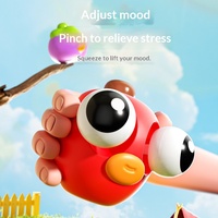 Cartoon Mini Fruit Knijp- en-bubbel Stressverlichter Speelgoed Plastic Creatief Uit-spuug-speelgoed Decompressie Speelgoed Klein Cadeau Groothandel