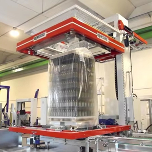 Tiên tiến Stretch hooder hooding máy đóng gói đóng gói gạch khối gạch - Product Image 1