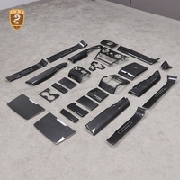 Kit de remplacement de garnitures intérieures de voiture Black-B de mise à niveau de luxe pour Rolls Royce Cullinan SUV Console centrale plaques de seuil de porte de tableau de bord