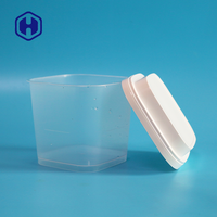 Gobelet en plastique jetable personnalisé PP IML sans BPA, de qualité alimentaire, recyclable, pour yaourt glacé, crème glacée, nouilles instantanées, avec couvercles