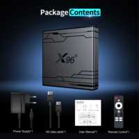 X96NEX Amlogic S905Y5 Android 14 Quad Core 4K Set Top TV Box 4/32GB Streaming WiFi 2.4G/5GHz