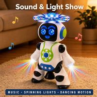 Robot Jouet Interactif LED Lumineux et Sonore Écologique pour Enfants Garçons et Filles - Vente en Gros