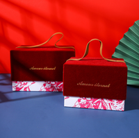 Valise en papier pour cadeau de mariage 10 pièces, boîte d'emballage cadeau pour bébé, valise décorative en forme de carton avec poignée