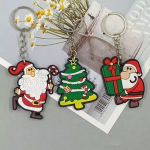 New Christmas Mold Keychain Badges Pvc Rubber Custom 3D Zinc Alloy Fashionable Silicone <b>Key</b> <b>Chain</b> - Product Image 5