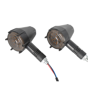 Nueva luz trasera de motocicleta impermeable IP67 con señales de giro secuenciales LED Intermitente de agua corriente Universal Intermitentes intermitentes - Product Image 1