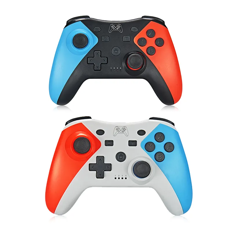 Noiposi Colorful Design Switch Gamepad Pro with Six-axis and Dual Motor Vibration Wireless Pro Game Controller for Switch