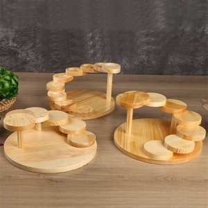 Soporte de madera de pino Natural para comida, bandeja de madera japonesa para carne, pan y <span class=keywords><strong>Sushi</strong></span> - Product Image 4