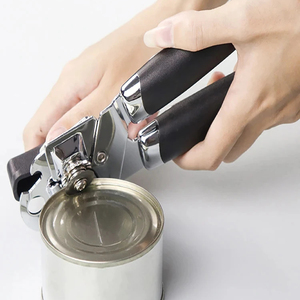 Ouvre-boîtes en acier inoxydable Ouvre-boîtes manuel ergonomique professionnel de haute qualité Ouvre-boîtes manuel à coupe latérale - Product Image 1