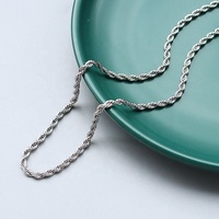 Accessoires de bijouterie Serpent torsadé Gourmette Croix Boîte Figaro Chaîne à Maillons Haricot Acier inoxydable plaqué or 18 carats PVD Collier chaîne pour femme