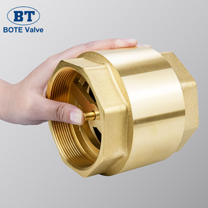 <span class=keywords><strong>Valvola</strong></span> di <span class=keywords><strong>non</strong></span> <span class=keywords><strong>ritorno</strong></span> a molla in ottone BSP da 1/2 a 2 pollici BOTE, antiretorno, per <span class=keywords><strong>acqua</strong></span>, in linea - Product Image 2
