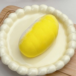Jouet Squishy à Remontée Lente en Pulpe de Durian Dégradé, Jouet Anti-Stress en TPR Souple, Jouet Sensoriel Kawaii en Forme d'Aliment, Cadeau de Décompression - Product Image 4