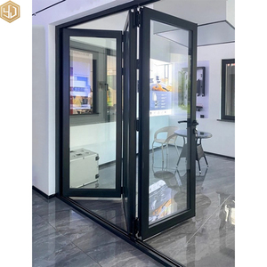 Puerta Corredera Plegable de Aluminio y Vidrio de Diseño Francés para Balcón, Puerta Impermeable e Insonorizada - Product Image 6