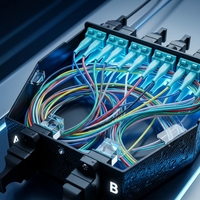 Boîtier de distribution de fibres optiques XINHAOZE Standard LGX 24 cœurs MTP MPO vers LC avec boîtier métallique pour centre de données, garantie 1 an