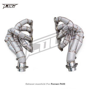 Colector de escape <span class=keywords><strong>BSK</strong></span> Axle con tubo descendente recto para Ferrari F430 4.3L 2005-2009, sistema de escape Boska SUS304 con control - Product Image 3