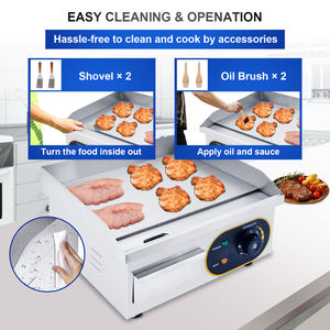 סיטונאי אספקת ידידותי לסביבה נטול עשן נירוסטה גריל מחבת מכונה מחבת חשמלית Comercial המבורגר - Product Image 6