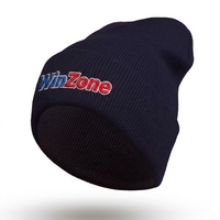 Chapeau tricoté Hip Hop avec Logo personnalisé, pour homme, bonnet en tricot, côtelé, chaud, couleur unie, bleu marine, nouvelle collection 2020