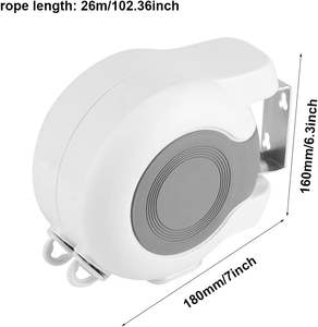 Vente en gros : Corde à linge double rétractable robuste, Corde à linge rétractable, Corde à linge - Product Image 2