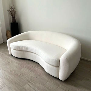 RH SYLVAIN Ensemble de canapés incurvés Chesterfield de luxe Meubles de villa de manoir personnalisés pour usage intérieur pour hôtels salons centres commerciaux - Product Image 2