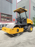 Compacteur à double tambour, mini-rouleau vibratoire pour asphalte, moteur diesel, capacités de 1 tonne, 3 tonnes, 5 tonnes, avec moteur Huade