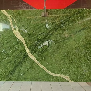 Bon <span class=keywords><strong>prix</strong></span> pour les dalles de marbre vert Dan Dong polies de 18 mm pour les sols et comptoirs des bâtiments commerciaux - Product Image 2