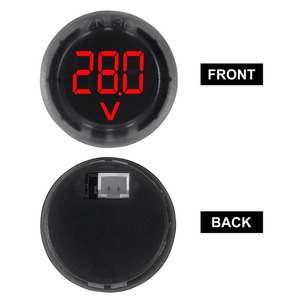 Voltímetro de Repuesto <span class=keywords><strong>para</strong></span> Automóvil, 12V DC 4-100V, Medidor <span class=keywords><strong>Digital</strong></span> LED, Monitor de Batería <span class=keywords><strong>para</strong></span> <span class=keywords><strong>Tablero</strong></span> - Product Image 2