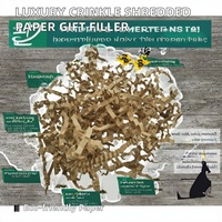 Papier artisanal froissé de luxe, résistant à l'eau, pour remplissage de paniers décoratifs et emballage de boîtes cadeaux pour arrangements floraux
