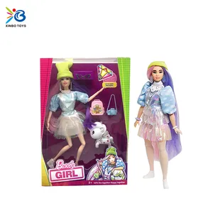 Super Star Fashion Doll Echter Körper Solid 11,5 Zoll 12 Gelenke Bewegliche Hände Mit Handtasche Großhandel Hübsche Mädchen Puppe Für Mädchen Spielzeug