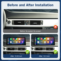 RoadTop nirkabel untuk BMW 3 Series E90 E91 E92 E93, layar tampilan Multimedia tanpa OEM 10.25 "12.3"