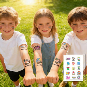 Papier à tatouage imprimable longue durée, compatible avec les imprimantes à jet d'encre à transfert d'eau, autocollants temporaires pour le corps pour les fêtes, design DIY - Product Image 2