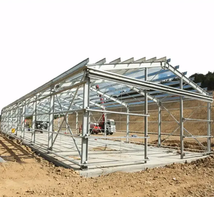 Stylo d'agneau de mouton durable de conception moderne Structure en acier préfabriquée Maison de chèvre Est-assemblé traditionnel pour l'Afrique du Sud - Product Image 6