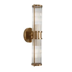 Lámpara de Pared de Cobre y Vidrio de Diseño Personalizado, Lámpara de Baño de Latón Antiguo para Interiores, Iluminación junto al Espejo - Product Image 4