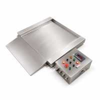 Balance de sol ultra-plat en acier inoxydable SUS304 résistant à la corrosion, étanche et lavable, pour la transformation alimentaire