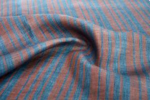 8516 #   ผ้าลินินย้อมสีแบบวัต ลายทาง 100% ลินิน กว้าง 138 ซม. น้ำหนัก 142 แกรม ระบายอากาศได้ดี เหมาะสำหรับตัดเย็บเสื้อผ้าฤดูใบไม้ผลิและฤดูร้อน - Product Image 6