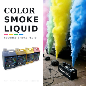 Liquide de fumée colorée 2L pour <span class=keywords><strong>machine</strong></span> à atomiseur DJ, idéal pour événements de mariage, fêtes, révélations de sexe, propositions de mariage, et effets de brouillard de scène - Vente chaude - Product Image 1