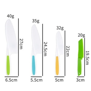 Eco-Friendly Mini Kitchen Knife and Cutter <b>Set</b> Real Cooking for Kids PP Plastic Vegetable and Fruit <b>Tools</b> - Product Image 6