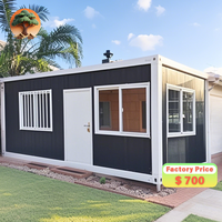 Maison de conteneur en bois plat avec toilette pour bureau de site Home Bar Hall Mall Gym Outdoor Use Shop Kiosk Park