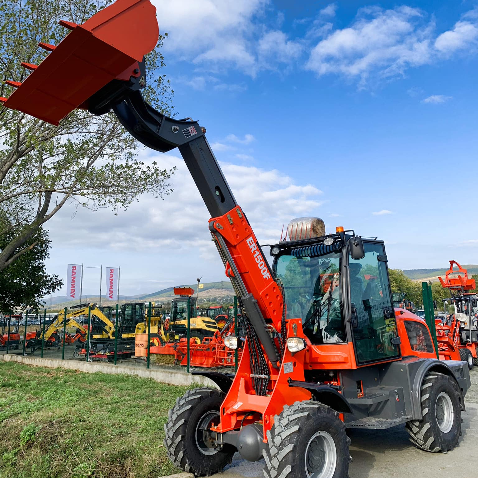 EVERUN ERW1230T Mini Telescopic Wheel Loader 1.2 ton