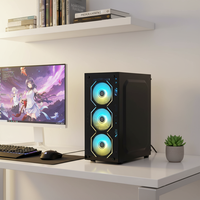 Caja de PC para Juegos Personalizada Pcooling, Caja de Ordenador Blanca, Caja de PC Vacía Tipo Cubo, Caja de PC para Juegos ITX