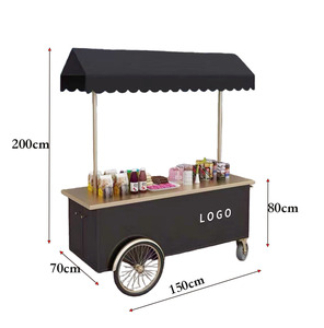 New Good Price Aluminum 220V Ice Cream Truck Mobile <strong>Cart</strong> with Freezer and GPS Tracking for Outdoor <strong>Food</strong> Shops - Product Image 2