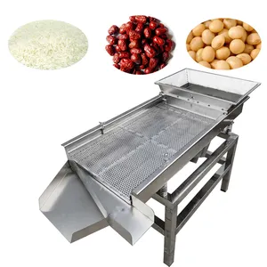 Máquina de vibração para grão de alimentos quadrado, para cocos em pó/milho farina/sementes de grãos de soja