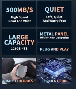 Оптовая продажа 2 ТБ SSD Sata <span class=keywords><strong>3</strong></span> Внешний твердотельный накопитель 512 ГБ 1 ТБ 256 ГБ Ssd ноутбук Высокая емкость Ssd 120 ГБ внешний - Product Image 3