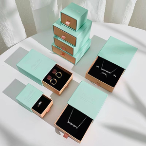 Customized Luxury Mini White Jewellery Gift Box Package Necklace Jewelry Box Packaging - Product Image 4